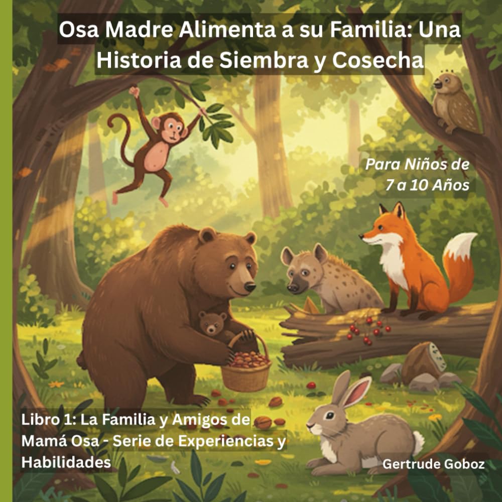 Osa Madre Alimenta a su Familia Una Historia de Siembra y Cosecha: Libro 1: La Familia y Amigos de Mama Osa – Serie de Experiencias y Habilidades ... ... DE LA FAMILIA Y AMIGOS DE MAMÁ OSA)