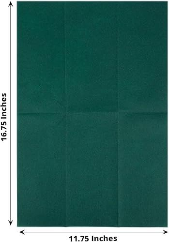 Miniatura 3 de Efavormart - Paquete de 20 servilletas de papel Airlaid de papel suave de lino verde esmeralda cazador, altamente absorbentes, desechables