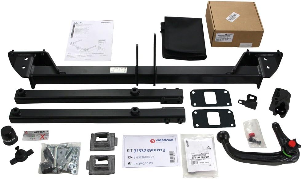 Westfalia Detachable Towbar for Mercedes E-Class Estate (S212) (09/2009-03/2016) and CLS Shooting Brake (X218) (10/2012-12/2017) - Includes 13-pin Vehicle-specific Wiring Kit