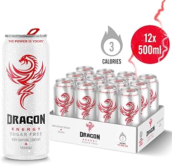 Dragon Energy Sugar Free Energy Drink 12 x 500ml