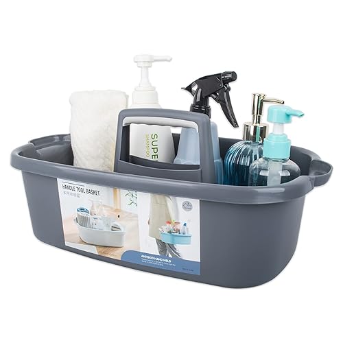 JiatuA Large Cleaning Supplies Caddy Portable Shower Basket Supply Organizer