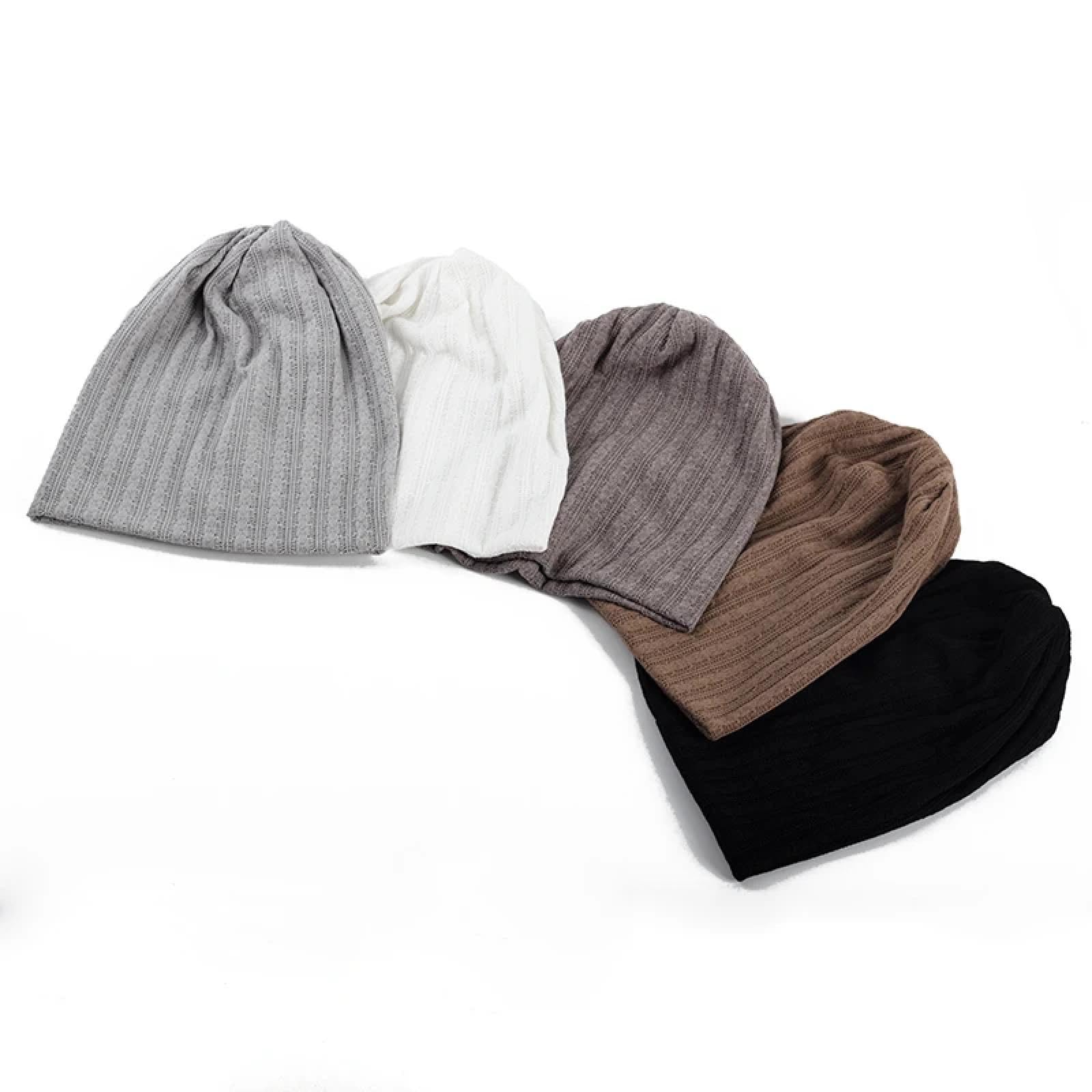 Strickmützen Hüte Mützen Caps Beanie Mütze Beanie Handgemachtes Fadenstricken Einfarbige Mütze Frau Männer Lässige Mütze Mützen Im Freien Weiche Mütze