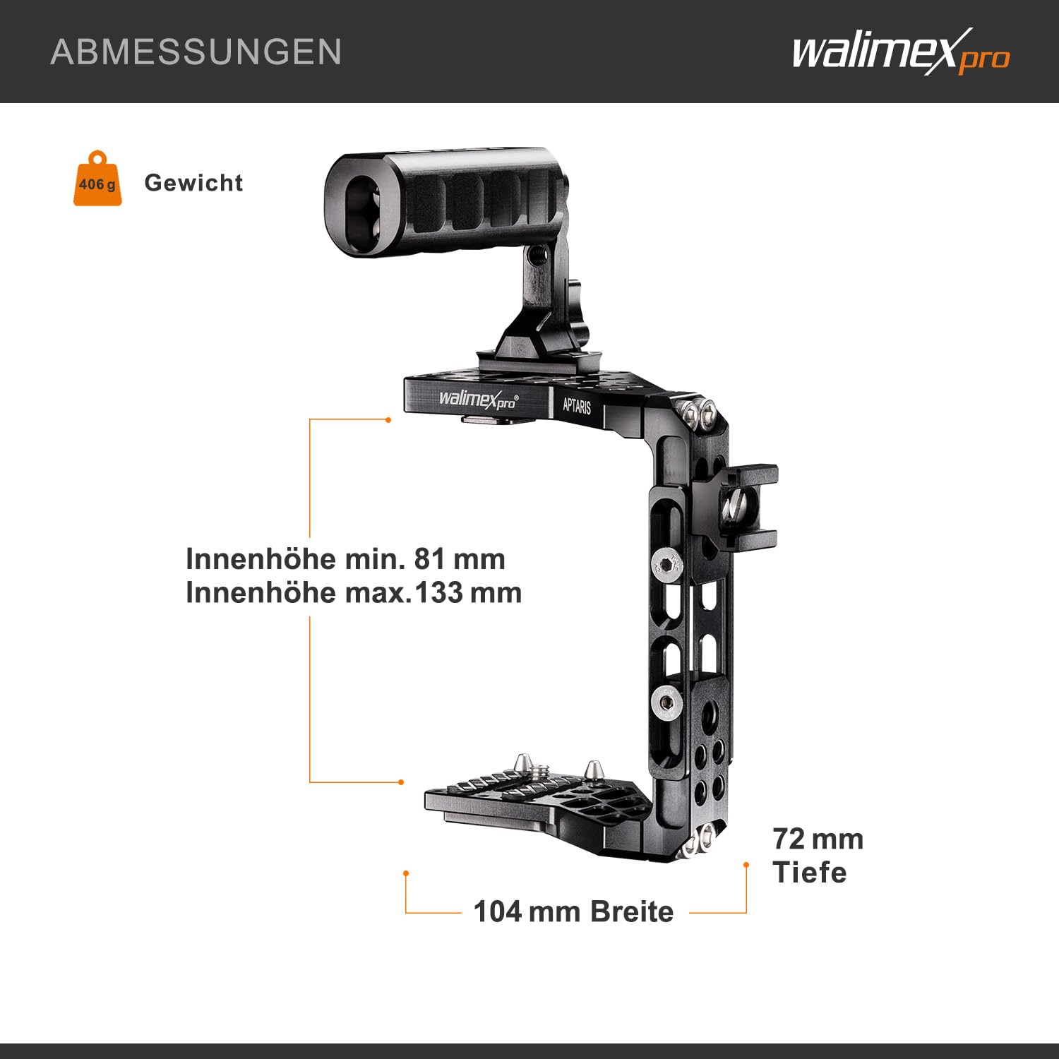 Amazon | walimex pro Aptaris ユニバーサル XL MK II ケージリグ