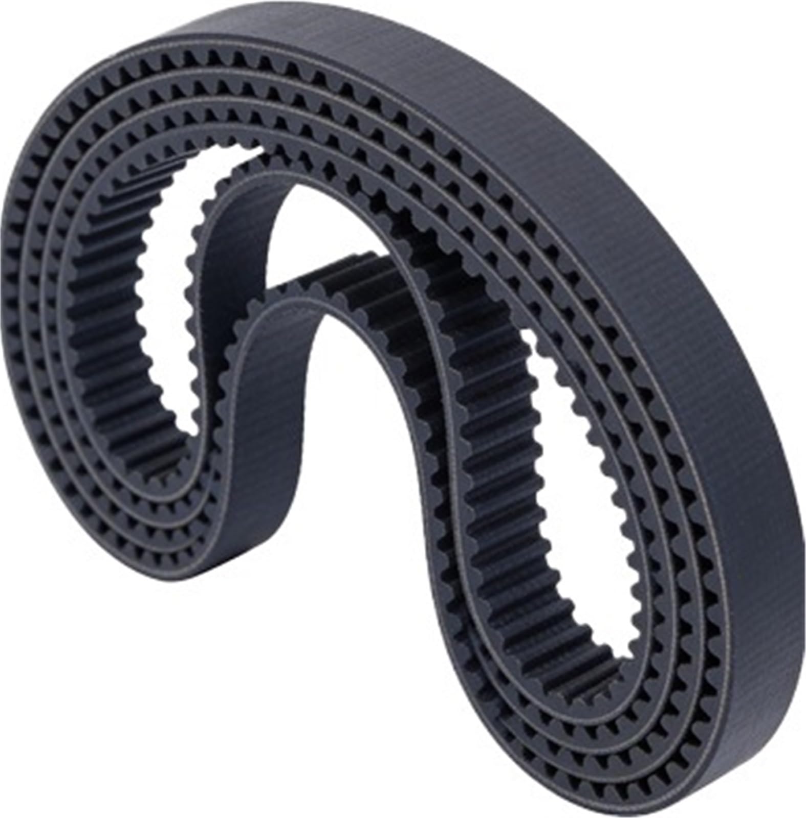 HTD pasek rozrządu 6 mm szerokość zamknięty ząb synchroniczny gumowy pasek pasuje do długości 477510 mm (552 mm 1PC_10 mm) trwały do użytku przemysłowego wysoka wydajność