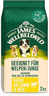 JAMES WELLBELOVED 2kg Hund Welpe/Junior Trockenfutter Lamm & Reis product image