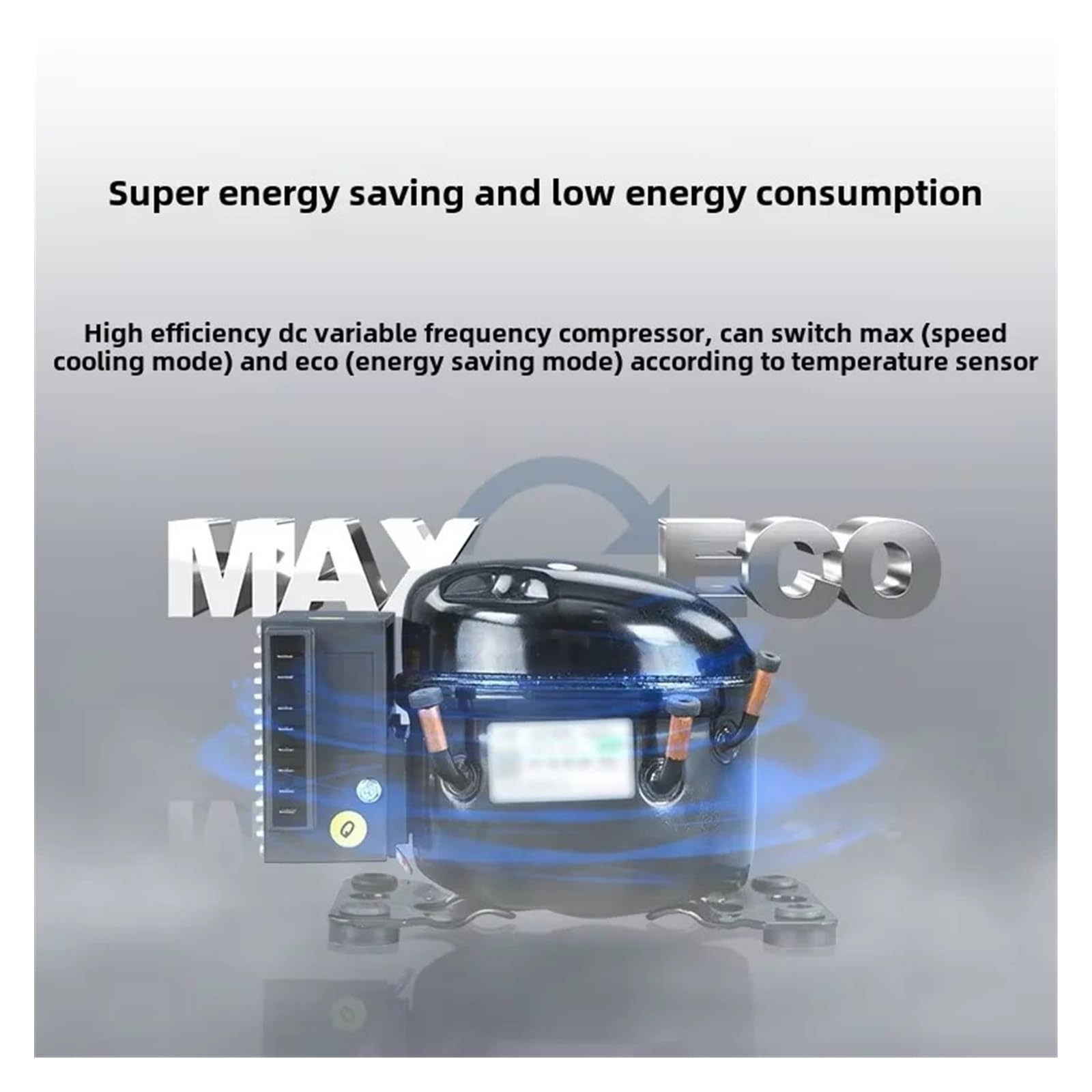 Refrigerador de Coche de una Sola Zona de 40 l, Nuevo, con compresor de 12 V y 24 V, congelador y máquina de Hielo de plástico for Uso doméstico.