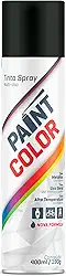 Tinta Paintcolor Uso Geral Preto Brilhante Nova 400ml Proteg