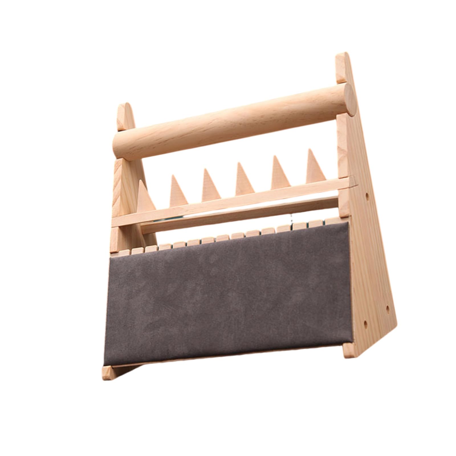 Wooden Necklace Stand and Ring Organizer Multilayer Jewelry Display Rack Suitable for Wood Texture Jewelry Display Ring Holder, フリーサイズ