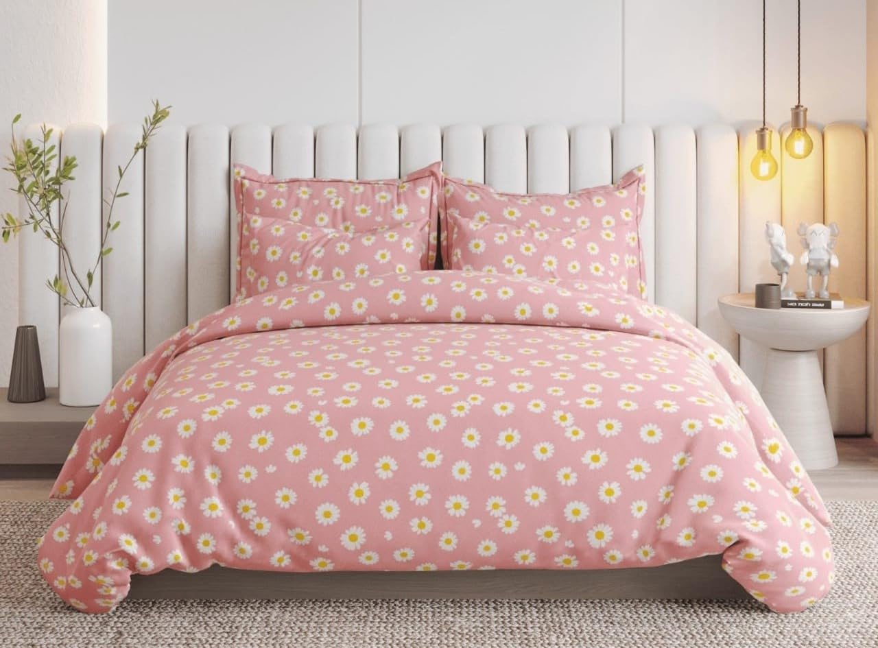 Mist Blue Duvet Cover - King Size, Reversible -30