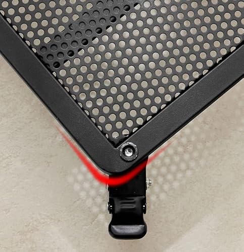 MANGGUO Quadrat Metall Pflanzenroller Outdoor mit Bremse, Blumenroller Außenbereich und Innenbereich, Pflanzenroller mit Softrollen für Parkett, Schwerlast,Schwarz, (40 * 40cm)