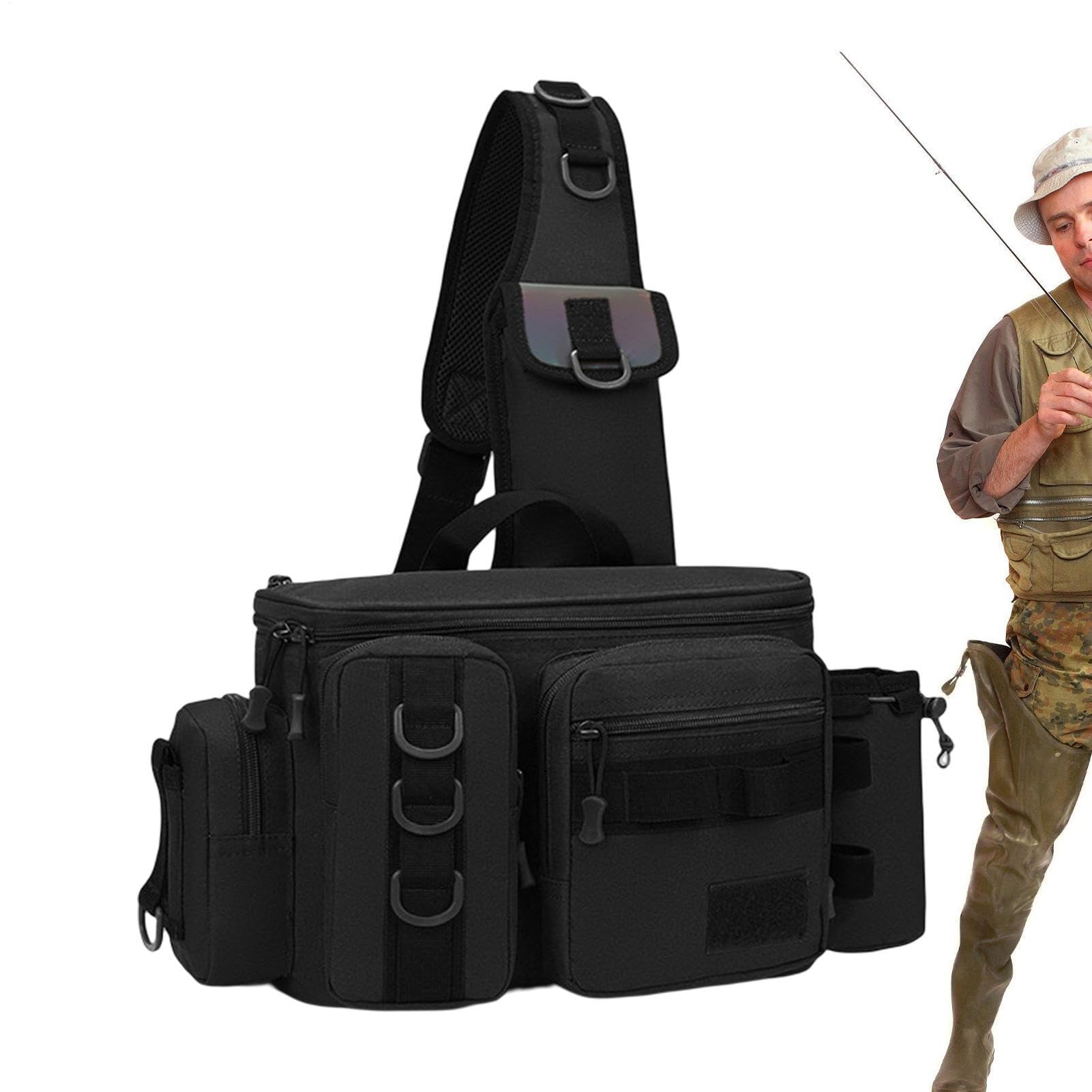Torba na sprzęt wędkarski, Sling Bag Przynęty Gear Tackle Storage