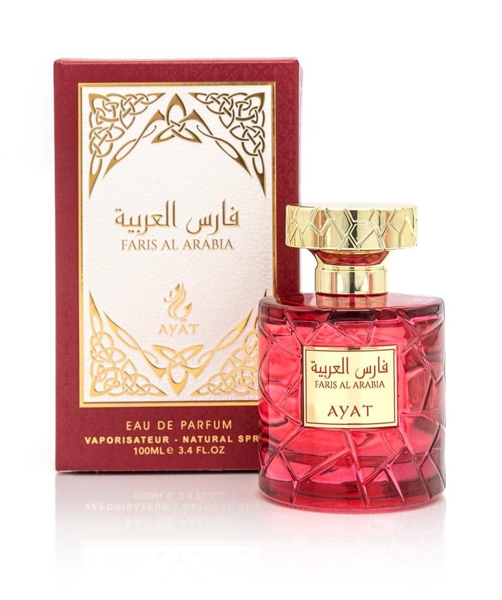 Ayat Perfumes - Jumra Collection – Profumo Arabo di Dubai 100 ml Eau de Parfum – Fragranza Orientale di Lusso a Lunga Persistenza – Unisex – Varianti Disponibili (Faris & Zahra)