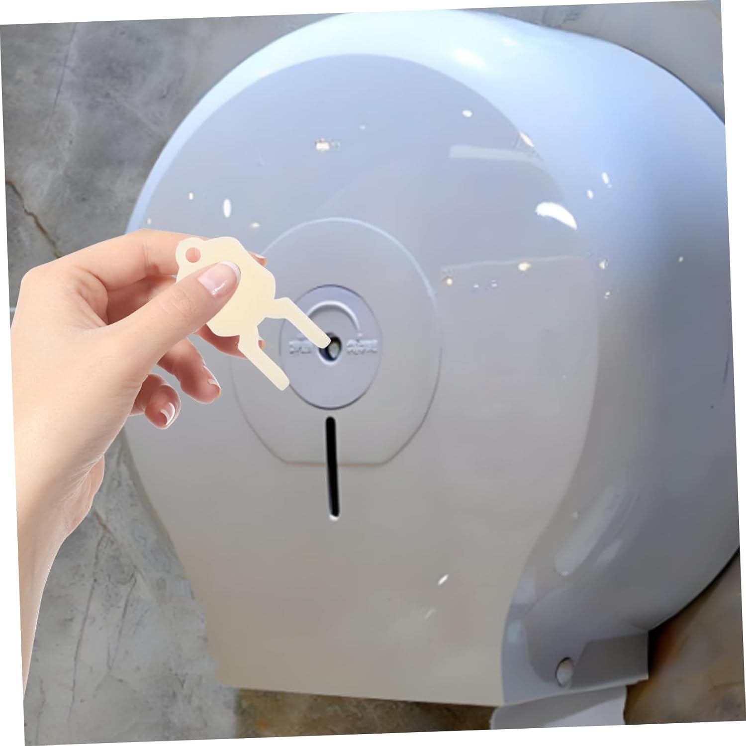 SOLUSTRE 5pcs Paper Towel Dispenser Key Replacement and Versatile Design for Paper Towel Holders and Soap Dispensers Easy to Clean Accessory for Home and Bathroom Use