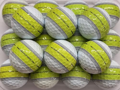 tour response stripe green golf balls for taylormade pearl/grade A used 12 pack - Image 4