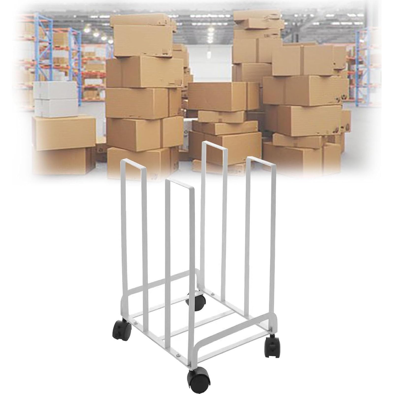 Étagère de Rangement pour matériel Artistique, étagère de Rangement Mobile et Portable pour cartons, Organisateur Robuste en Acier au Carbone pour cartons et Planches à Dessin, unité sur Pie