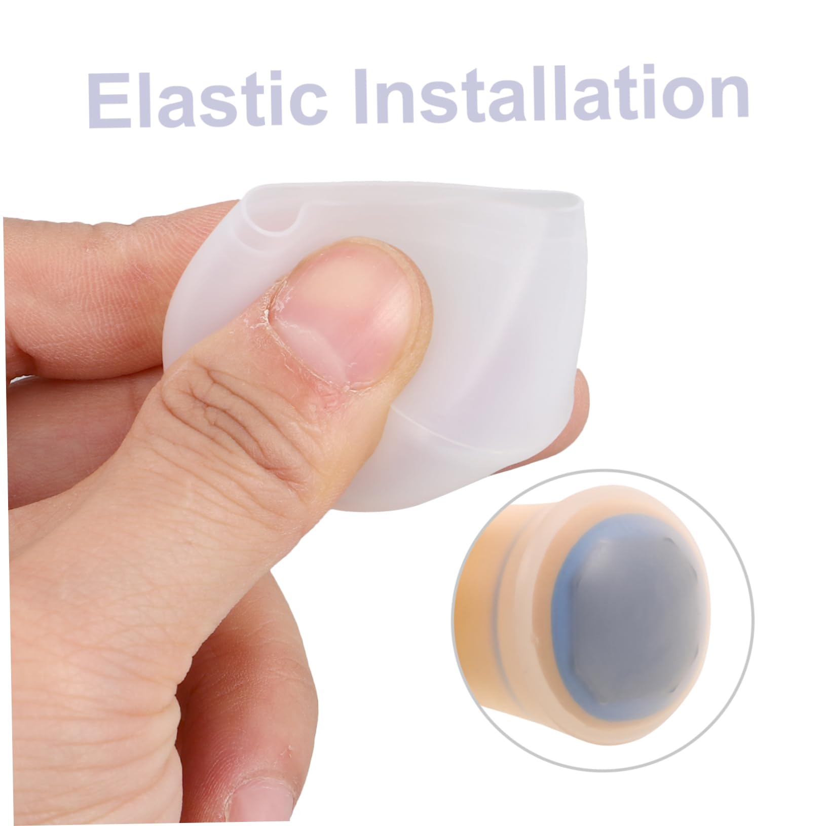 Kisangel Copertura Silicone Per Manico Racchetta Da Tennis Ammortizzatore Anti-vibrazione Facile Da Installare Design Rinforzato Per Supporto e Comfort Compatibile Con Varie Marche