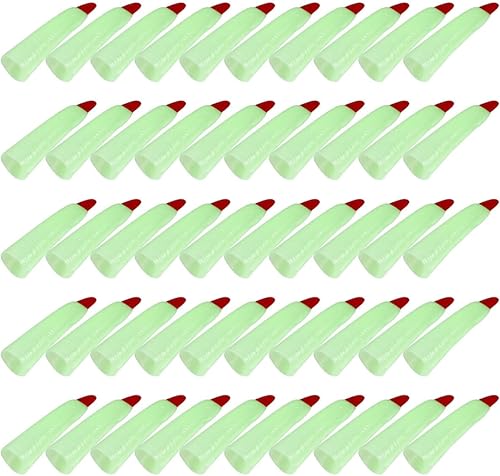 50 dedos de bruja de Halloween, cubierta de uñas de bruja aterradora que brilla en la oscuridad, para accesorios de Halloween, suministros de cosplay