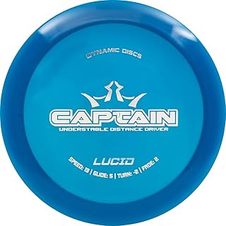Dynamic Discs Lucid Captain Distance Driver Golf Disc [Colors May Vary] - 170-172g