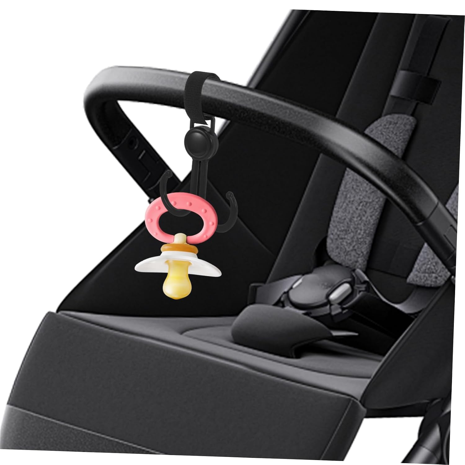 10pcs Heavy Duty Stroller Hooks Multi-Functional Bag Hanging Clips for Shopping Cart Stroller Load-Bearing Hook for Diaper Bags Groceries