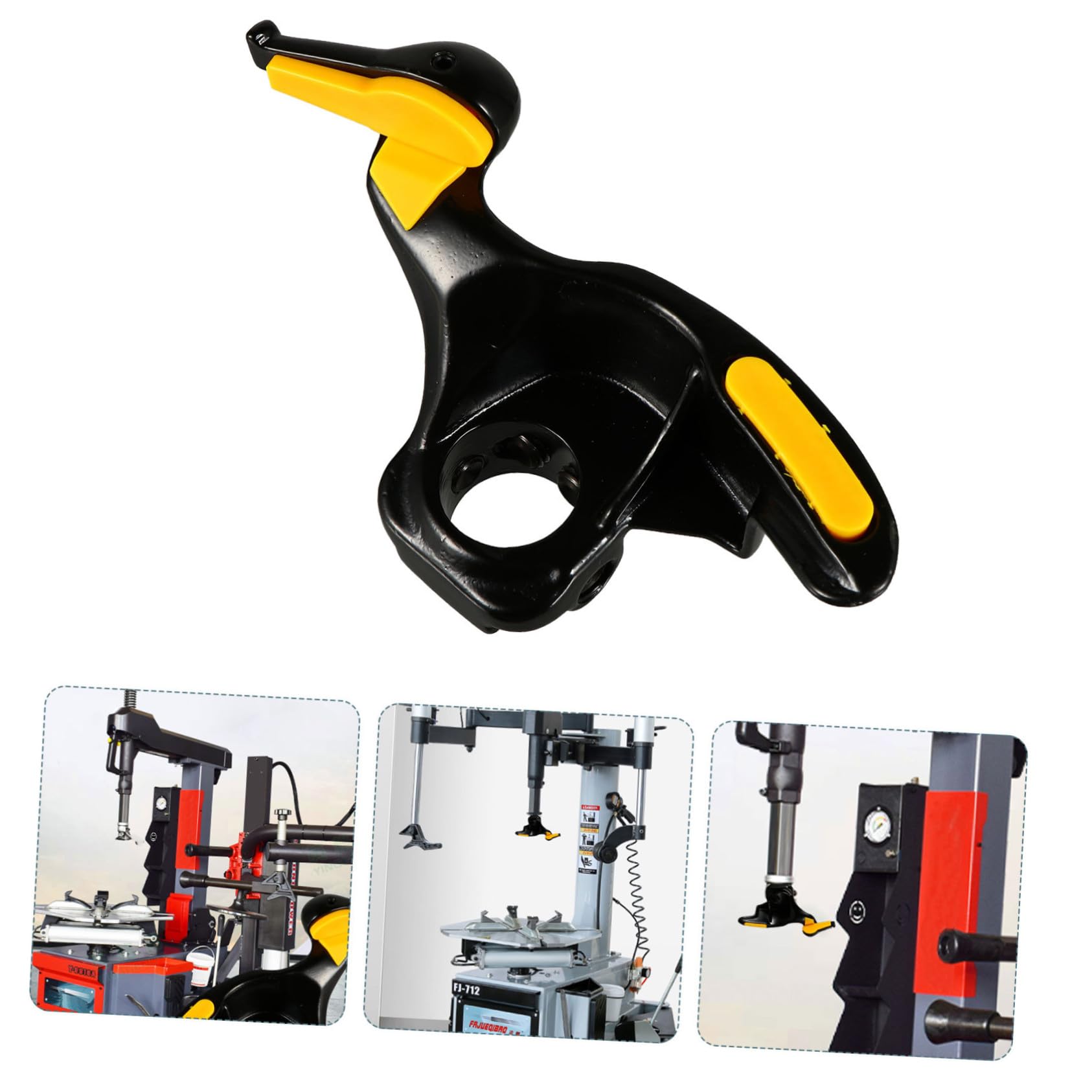 GALPADA Tête de Démontage de Pneu Support de Montage Haute Résistance en Acier Moulé Noir Réduisant la Friction pour Machine de Démontage Pneu Automobile