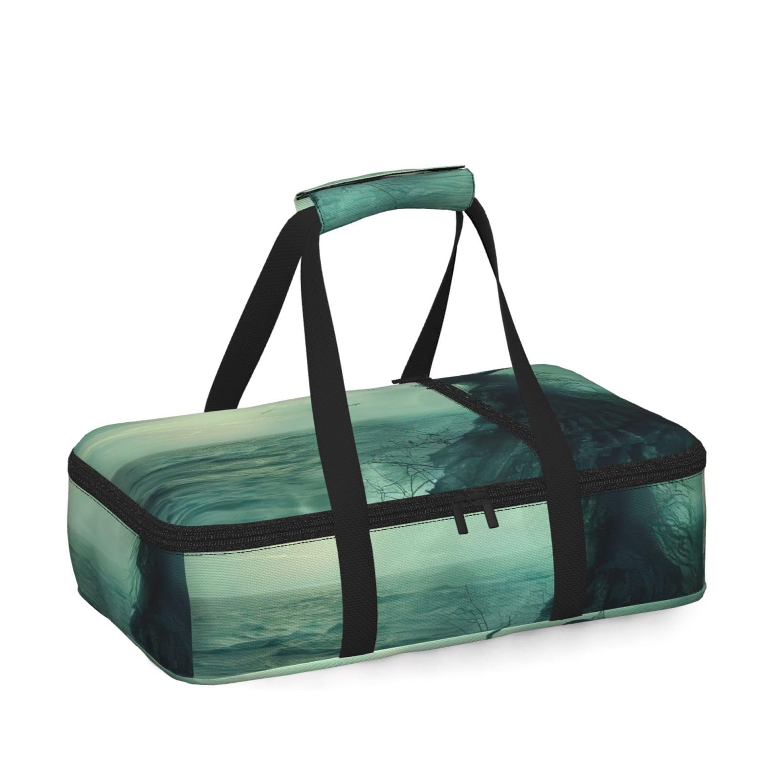 The Sea Witch Inspired Print Insulated Thermal Food Storage Bag Daily Reusable Picnic Tote Lunch Box Home