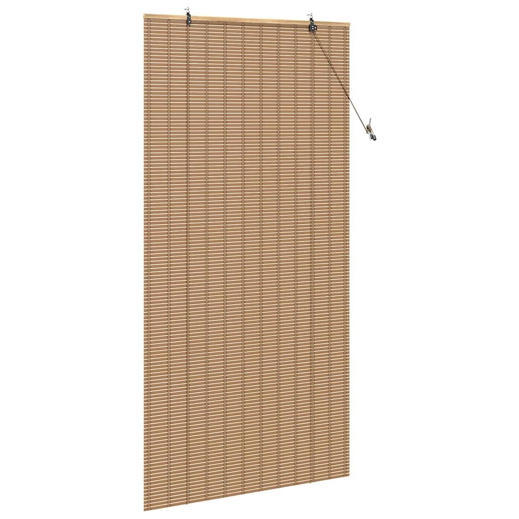 Store Enrouleur Bambou Naturel 120 x 220 cm pour fenêtre intérieur, Installation Polyvalente avec contrôle lumière Ajustable, Protection Solaire tamisant, décoration Salon Chambre Bureau