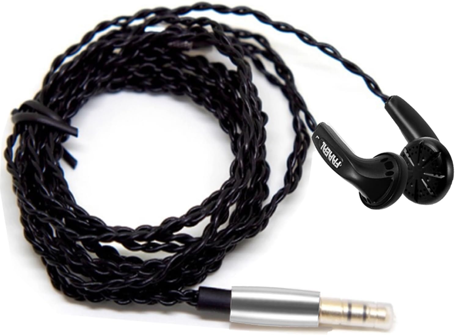 Wired Earphone Snow-Lotus 1.0 in Ear Earphones,64 Ohm Clear Detailed Balanced Sound Flat Head Earbuds,HD Bass Driven Audio,3.5mm Wired HiFi Music in-Ear Headset (Black) image 3
