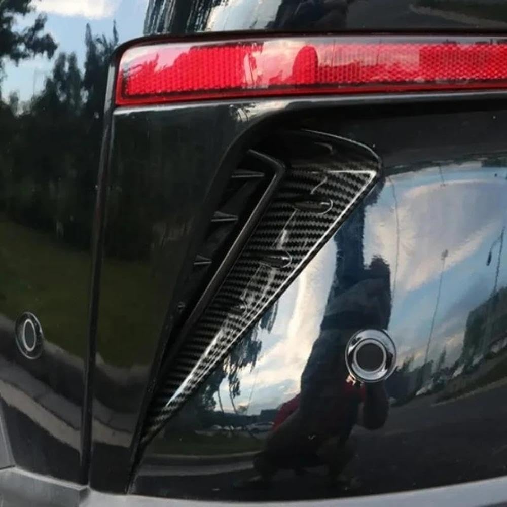 For Changan UNI-T 2020-2024 Car Rear Fog Lights Lamps Eyebrow Decoration Cover Trim Accessories Bumper Parts(Red)
