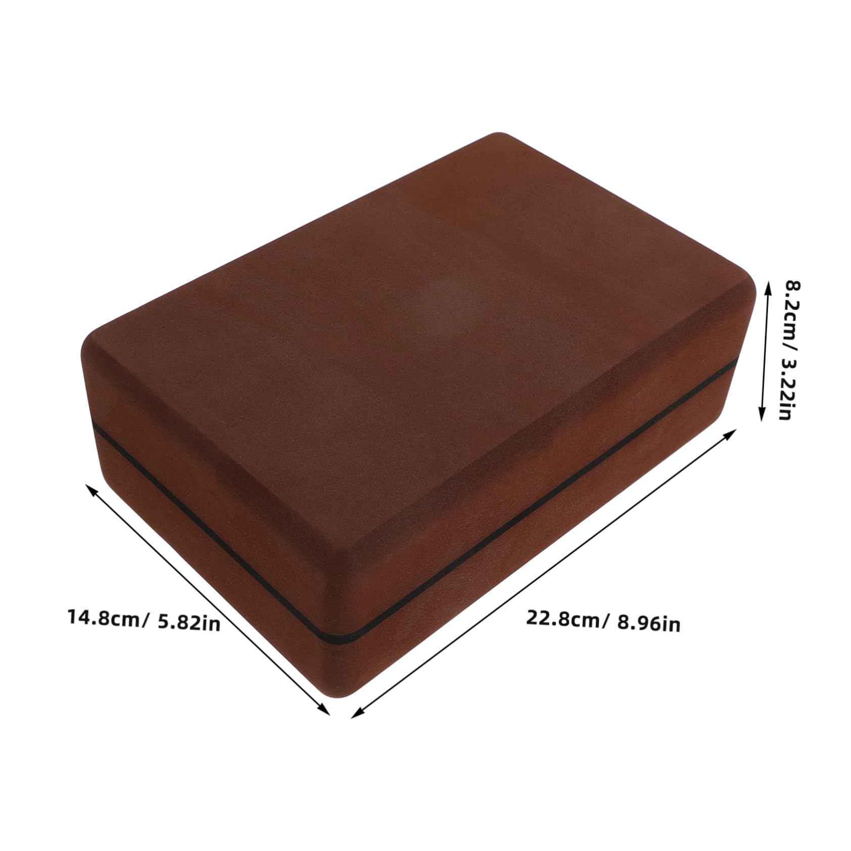 GANAZONO Blocks Sturdy Exercise Block for Meditation Non-slip High Density Portable Fitness Accessories