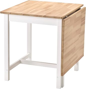 Katlan r mutfak masas , a k kahverengi-beyaz, 2-4 ki ilik, katlanabilir, 67/124x75 cm
