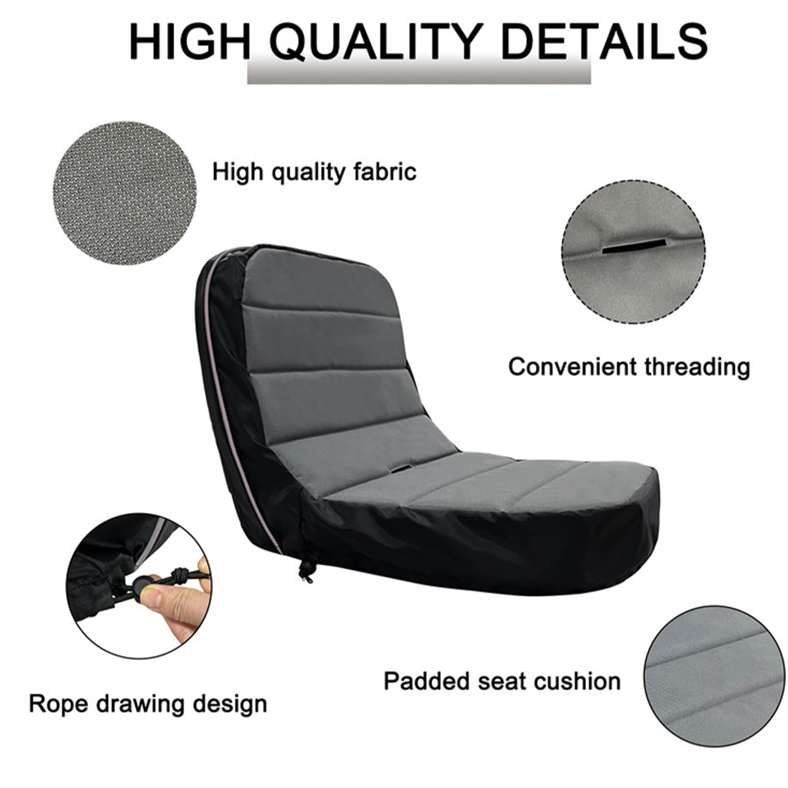Funda de Asiento para Carretilla elevadora Impermeable | Fundas para Asientos de Tractores agrícolas - Cortacéspedes agrícolas y de conducción, Accesorios para montacargas y Tractores
