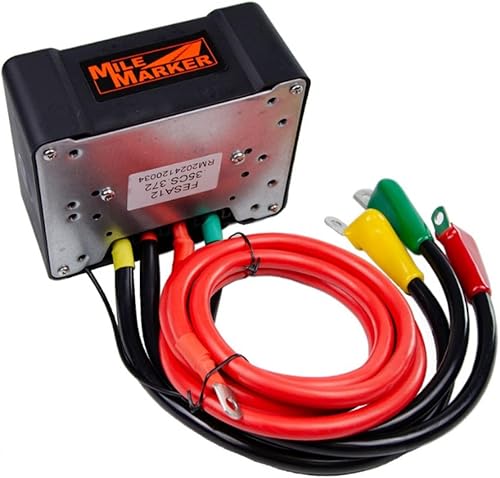 Miniatura 4 de Mile Marker SEC15 Cabrestante eléctrico para JeepCamionSUV de 15000 libras con cuerda sintética capacidad de 15000 libras