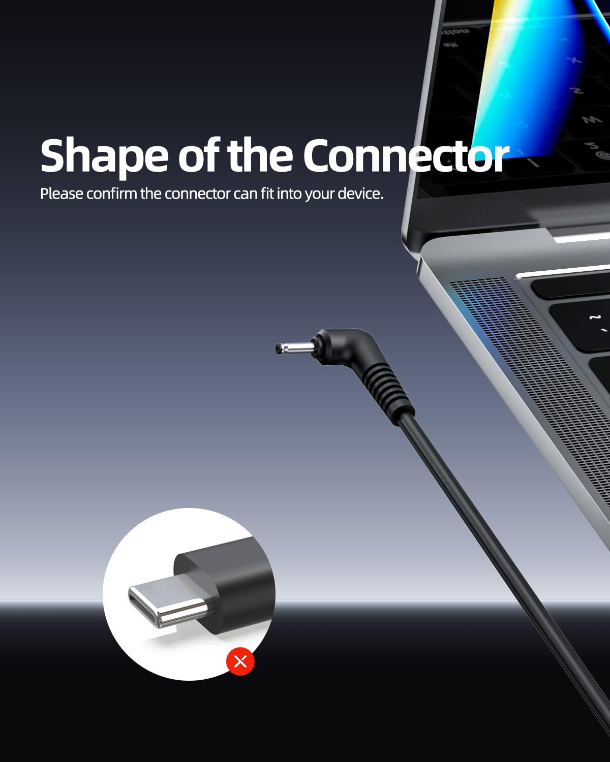 School Charger Fit for Samsung Chromebook, AC Adapter PA-1250-98,Chromebook 3, 2, XE500C13 Laptop, 303c 500c 503c Xe500c13, Xe500c12, Xe503c12, Xe503c32, Round Connector 26W (Safety Certified by UL)