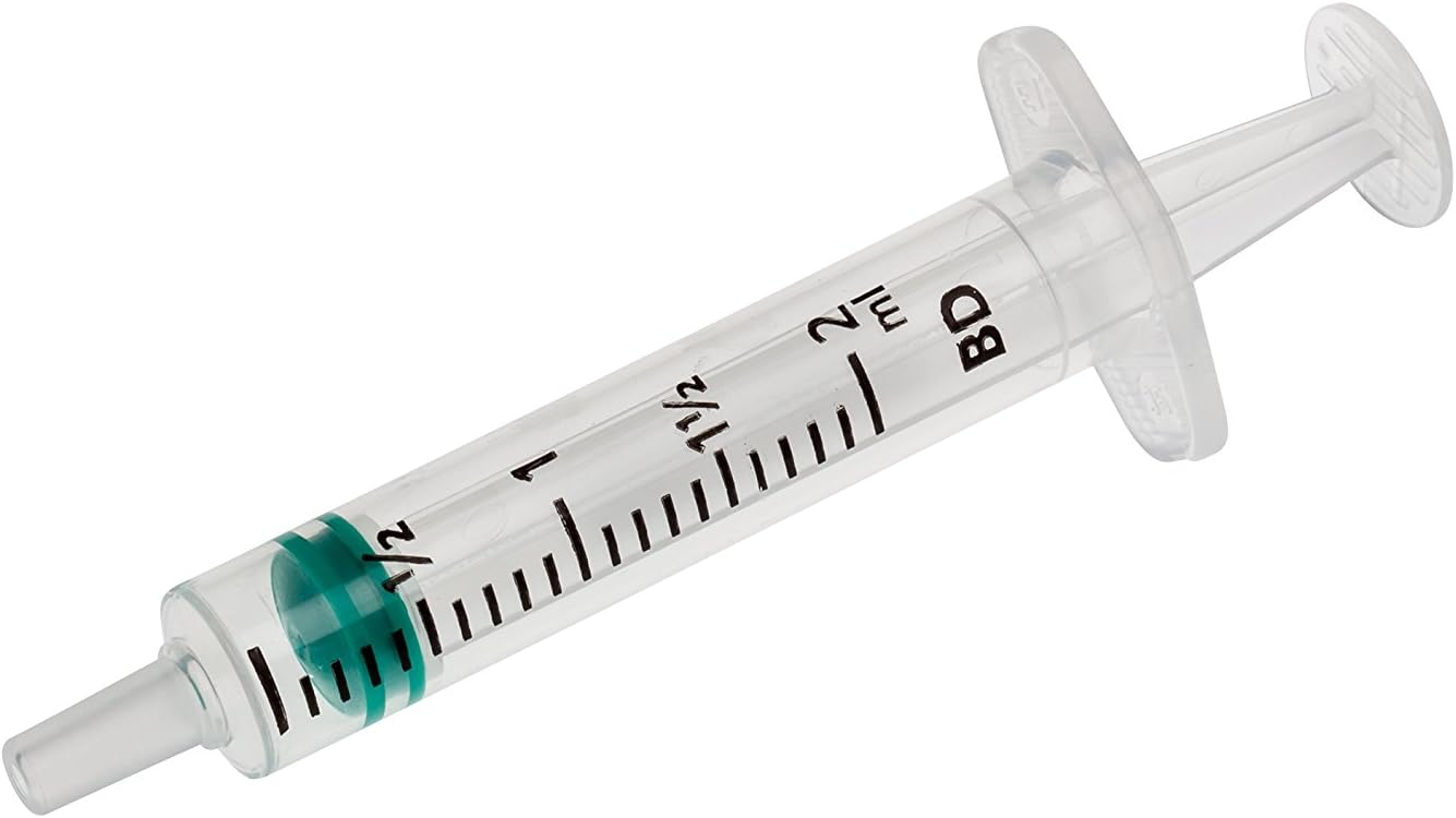 2ml luer slip syringes for injection (50)