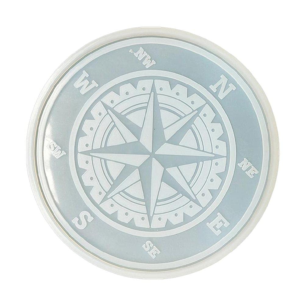 KSZL Mold Compass Tray Cup Kitchen Bar Fruit Trays Tabletop Office Home Decorations silicone molds resin