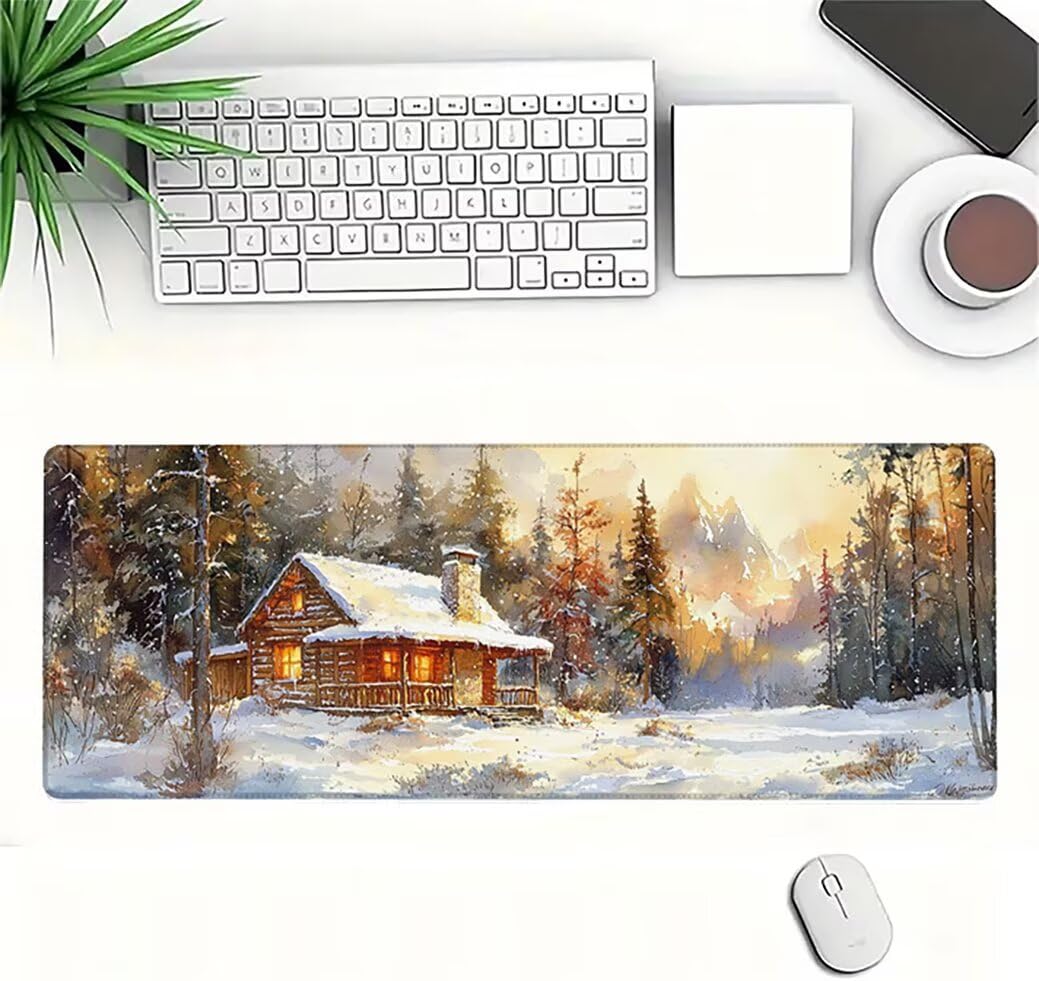 Lpfieonn Inverno Gaming Tappetino Scrivania, 100x50cm PF-3473