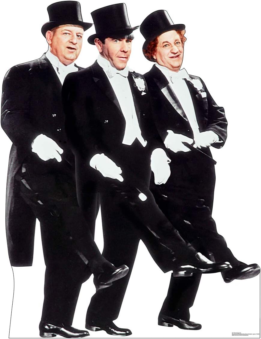 Advanced Graphics The Three Stooges Tuxedo Life Size Cardboard Cutout Standup