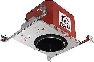 6 in. Air-Tight IC Rated New Construction Fire Safe Recessed Housing
