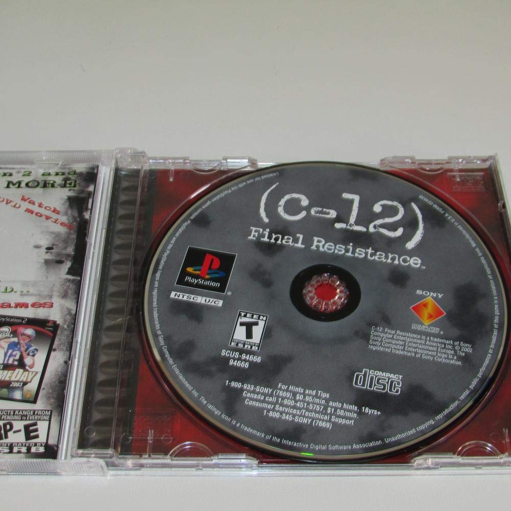 Amazon.com: C-12 Final Resistance - Playstation (Renewed) : Video