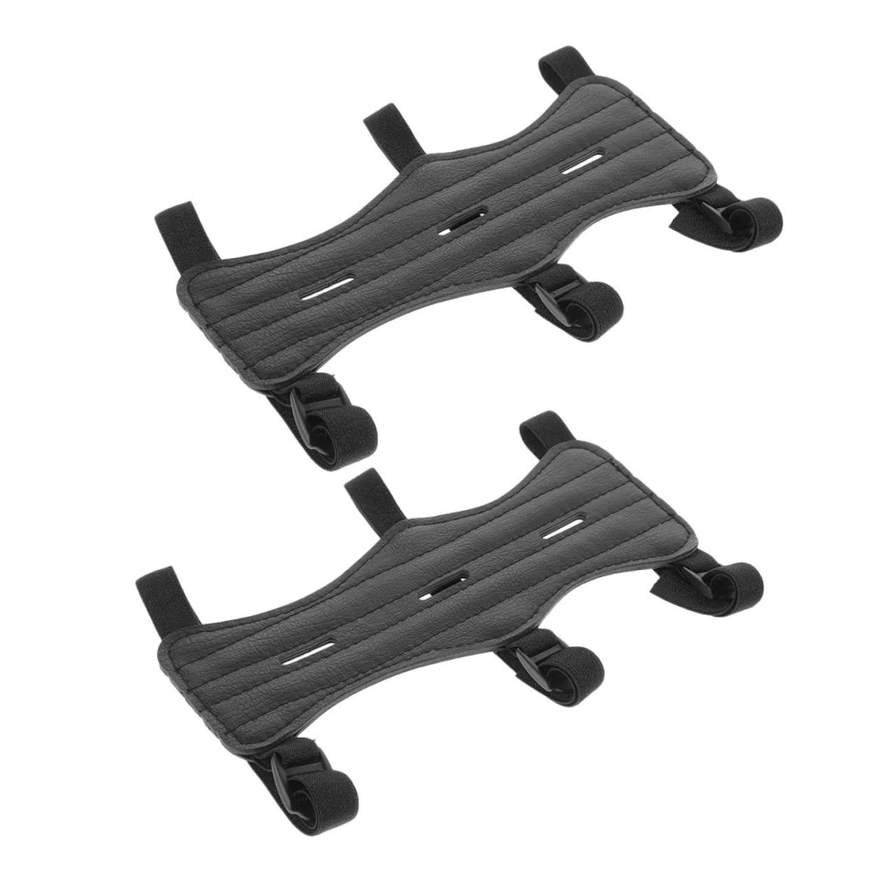 KOMBIUDA 2pcs Arm Guards for Adults Leather Forearm Protectors Adjustable Accessories for Hunting