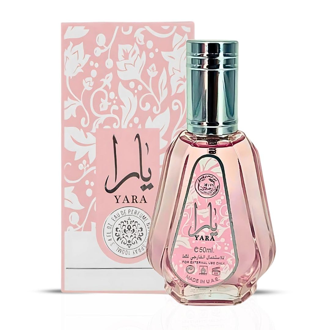 Lattafa Yara EDP Spray 50ML (1.7 OZ) | A Refreshing Floral Scent with a Sweet, Musky, Lasting Finish