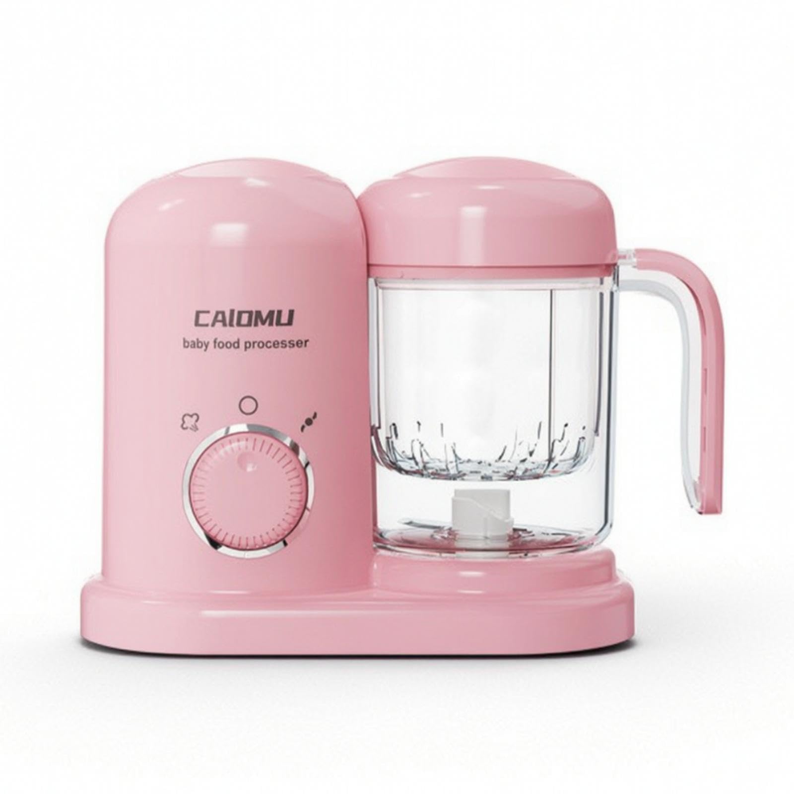 Infant Nutrition Blender and Steamer Electric Infant Nutrition Steamer and Blender Compact for Parents, Infants, Kitchen, Home Peach Pink Us 220V-image-27