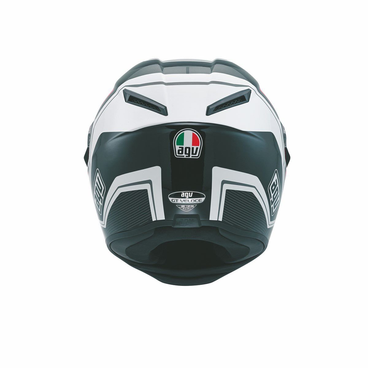 Casque AGV GT-VELOCE IZOARD - ML - IZOARD BLACK/WHITE/RED