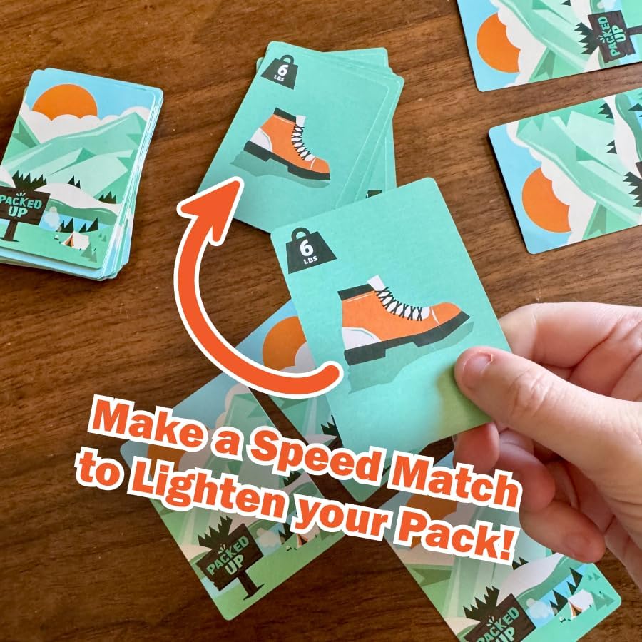 Miniatura 2 de Empacado! El juego de cartas de ritmo rápido, de memoria y estrategia para familias y niños mayores de 8 años - Juegos divertidos y rápidos de 15-30