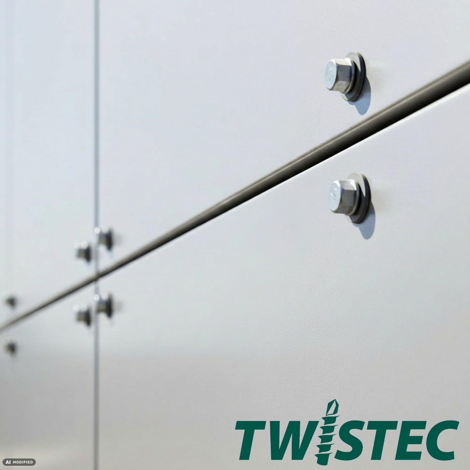 Bimetalowa śruba wiertarska typ (x) stal szlachetna A2 – łeb sześciokątny – do blach, stali, drewna i aluminium UK z podkładką uszczelniającą EPDM – nierdzewna (50, typ L – tarcza 16 mm, 5,5 x 38 mm)