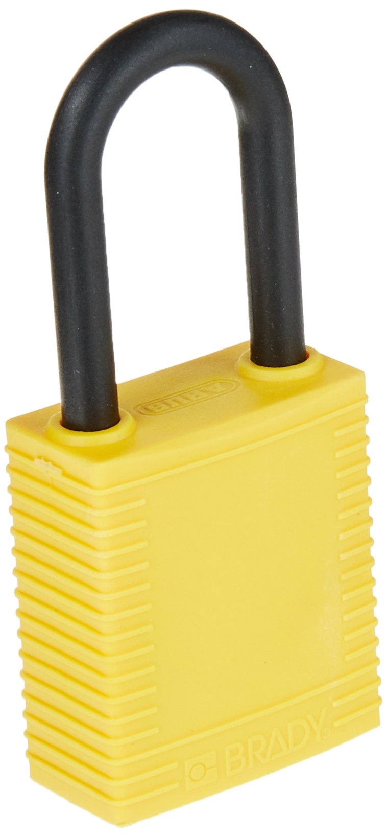 Lockout Padlock, KD, Yellow, 1/4 in. Dia.