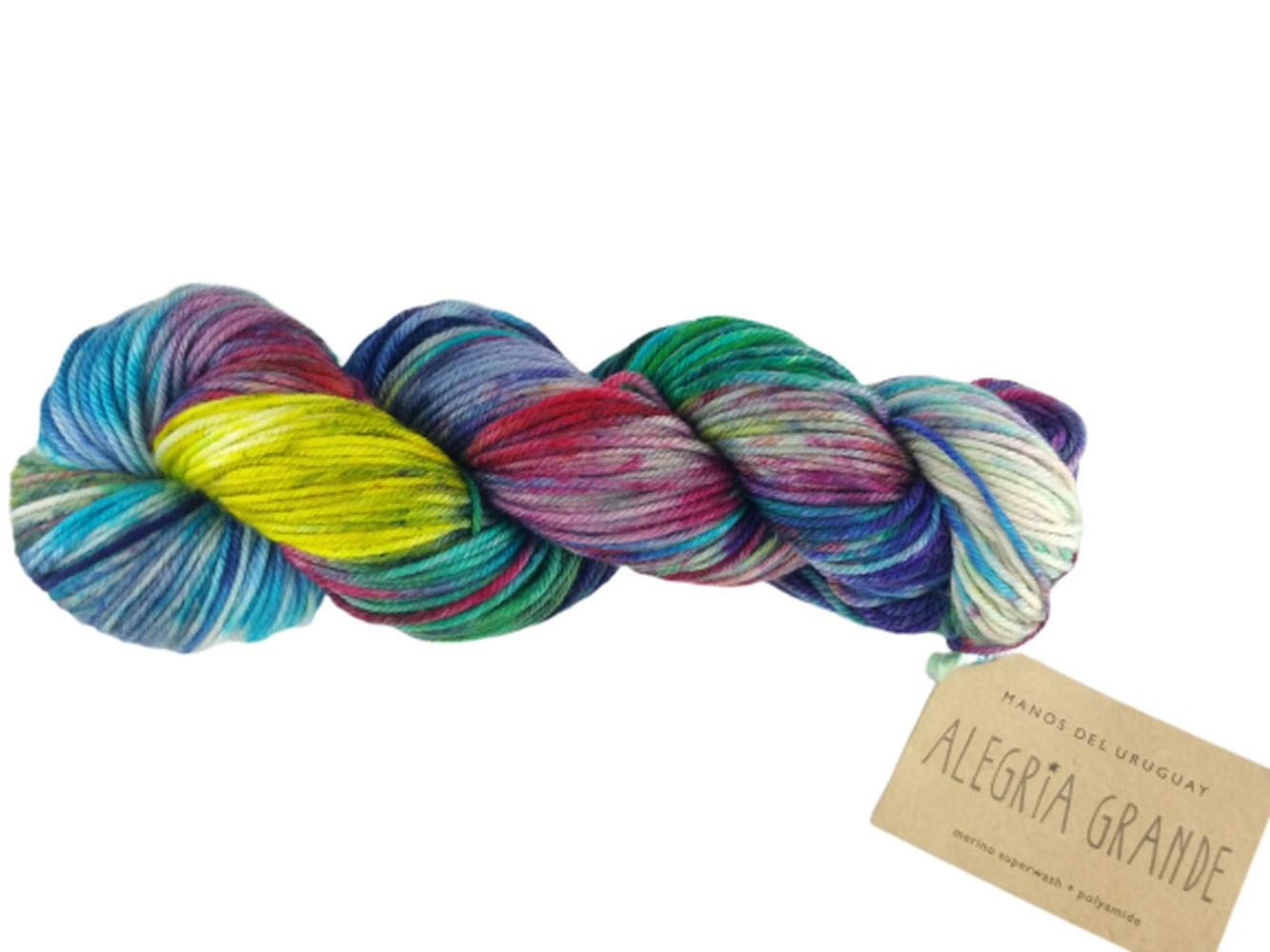 Manos Del UruguayAlegria Grande AG9010 Manglar, 100 gram, Hand Dyed Knitting Yarn