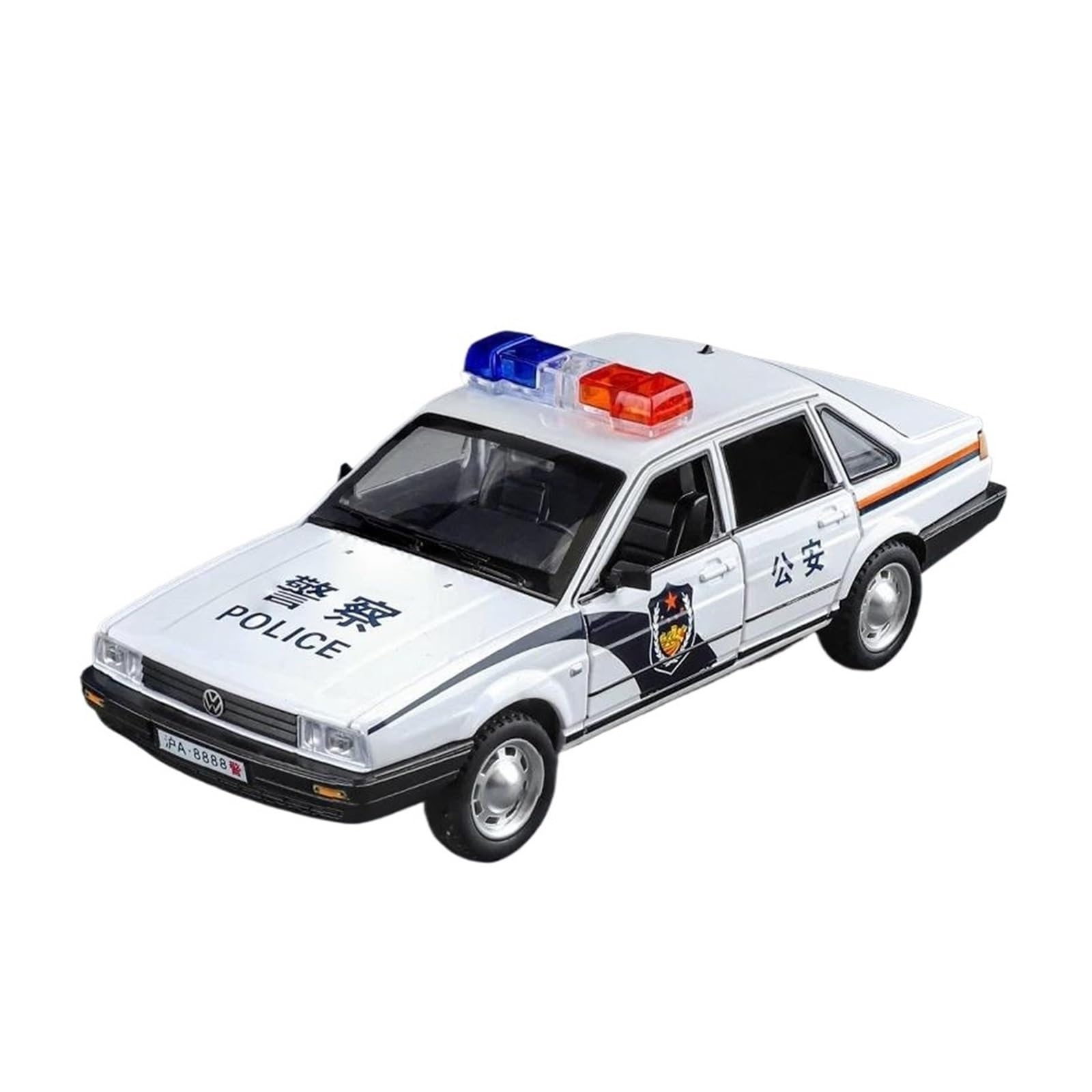 Mini Macchine Giocattolo 1 24 Per Santana Police Classic Model Car Pezzo da collezione esposizione Espositore Macchinine Scala