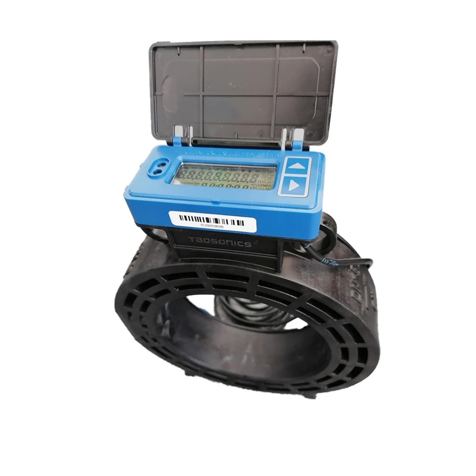 Medidor de flujo de agua ultrasónico digital, medidor de agua remoto alimentado por pilas para riego agrícola, compatible con DN100 DN150