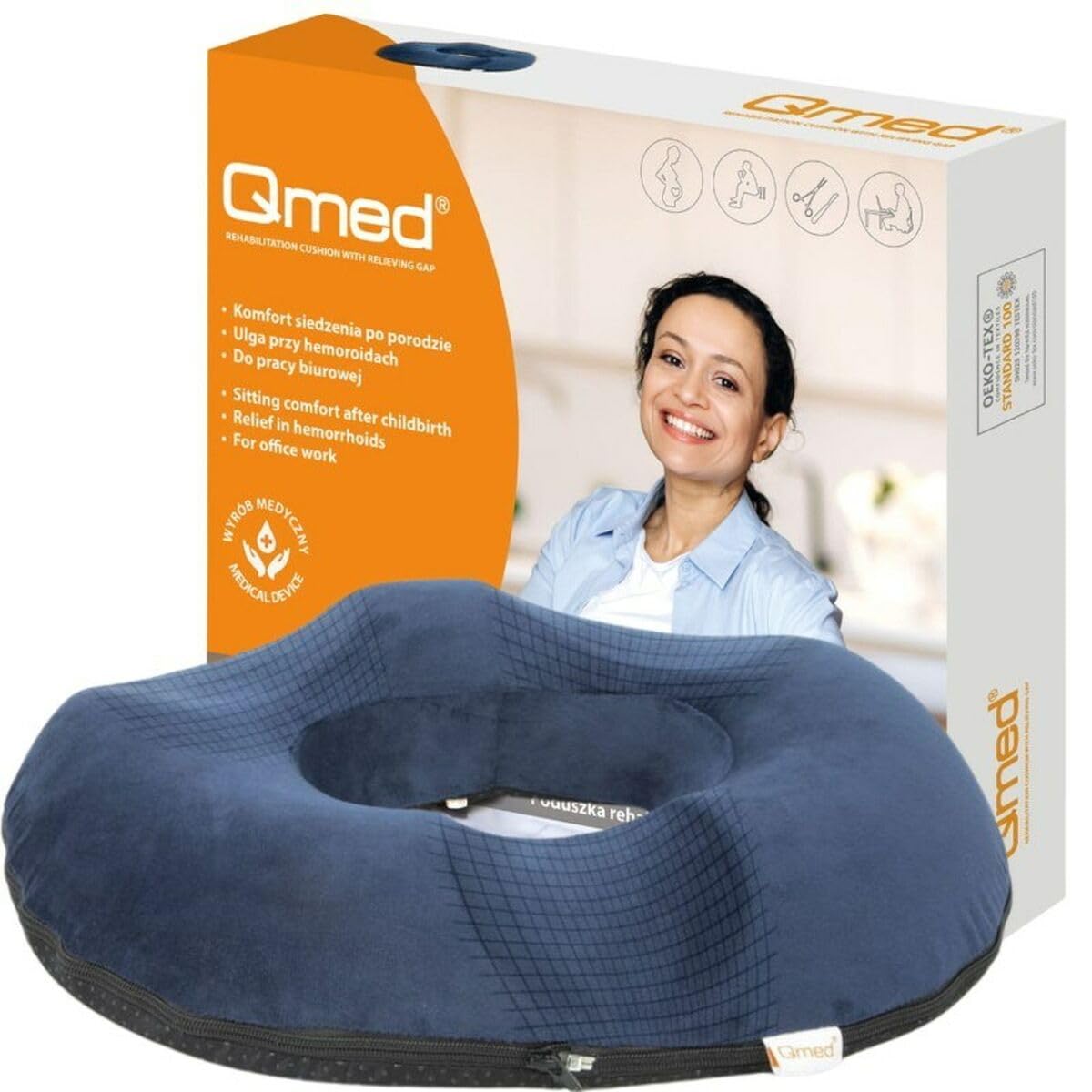 Ergonomiczna poduszka pod kolana i nogi MDH QMED - Marka: MDH - EAN: 5901780446673